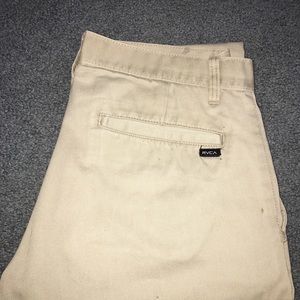 Men’s tan RVCA chino pants size 32
